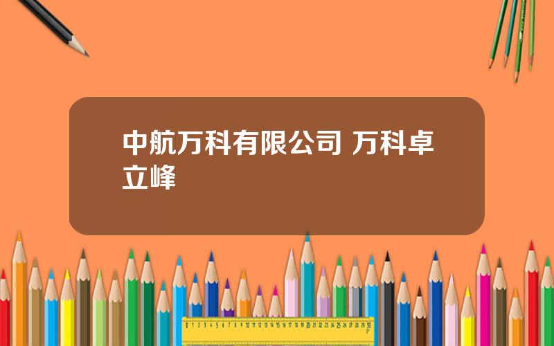 中航万科有限公司 万科卓立峰